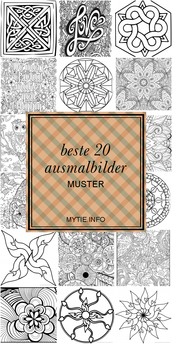 Beste 20 Ausmalbilder Muster